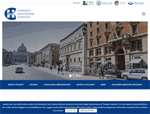 Tablet Screenshot of consorziohumanitas.com